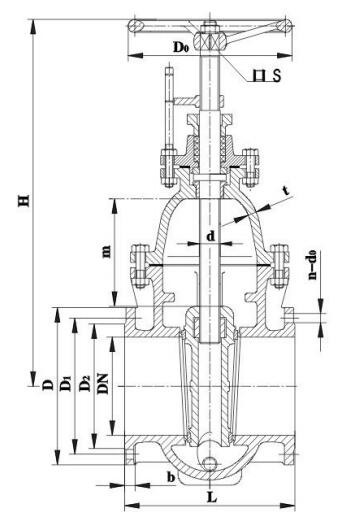 Drawing of CB T3955 Stainless Steel Gate Valve.jpeg Drawing of CB T3955 Stainless Steel Gate Valve.jpeg